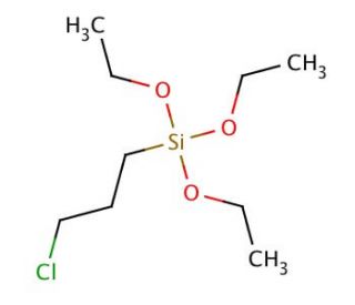 (3-Chloropropyl)triethoxysilane (CAS 5089-70-3) - chemical structure image