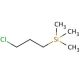 (3-Chloropropyl)trimethylsilane (CAS 2344-83-4) - chemical structure image
