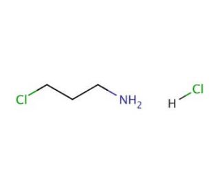 3-Chloropropylamine hydrochloride (CAS 6276-54-6) - chemical structure image