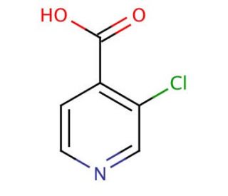 3-Chloropyridine-4-carboxylic acid (CAS 88912-27-0) - chemical structure image