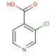 3-Chloropyridine-4-carboxylic acid (CAS 88912-27-0) - chemical structure image