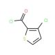 3-Chlorothiophene-2-carbonyl chloride (CAS 86427-02-3) - chemical structure image
