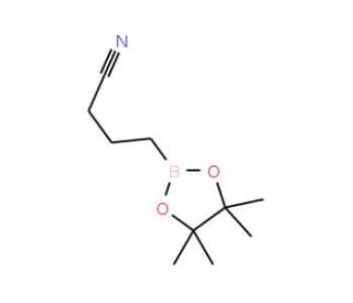 3-Cyano-1-propylboronic acid pinacol ester (CAS 238088-16-9) - chemical structure image