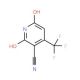3-Cyano-2,6-dihydroxy-4-(trifluoromethyl)pyridine (CAS 3335-46-4) - chemical structure image