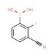 3-Cyano-2-fluorophenylboronic acid (CAS 957121-05-0) - chemical structure image