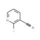 3-Cyano-2-fluoropyridine (CAS 3939-13-7) - chemical structure image