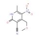 3-Cyano-2-hydroxy-4-methoxymethyl-6-methyl-5-nitropyridine (CAS 13530-95-5) - chemical structure image