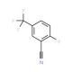 3-Cyano-4-fluorobenzotrifluoride (CAS 4088-84-0) - chemical structure image