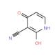 3-Cyano-4-hydroxy-2(1H)-pyridinone (CAS 5657-64-7) - chemical structure image