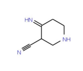 3-Cyano-4-iminopiperidine (CAS 20373-91-5) - chemical structure image