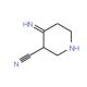 3-Cyano-4-iminopiperidine (CAS 20373-91-5) - chemical structure image