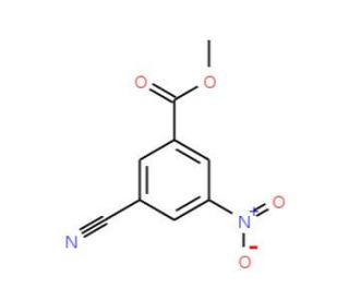 3-Cyano-5-nitro-benzoic acid methyl ester (CAS 99066-80-5) - chemical structure image
