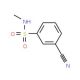 3-cyano-N-methylbenzenesulfonamide (CAS 56542-62-2) - chemical structure image