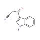 3-(Cyanoacetyl)-1-methylindole (CAS 343778-74-5) - chemical structure image