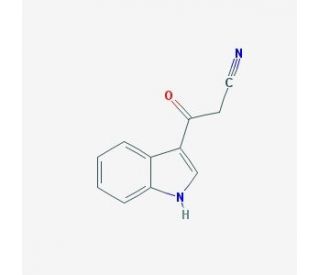 3-Cyanoacetylindole (CAS 20356-45-0) - chemical structure image