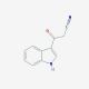 3-Cyanoacetylindole (CAS 20356-45-0) - chemical structure image