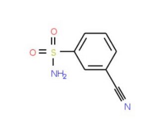 3-Cyanobenzenesulfonamide (CAS 3118-68-1) - chemical structure image