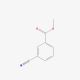 3-Cyanobenzoic acid methyl ester (CAS 13531-48-1) - chemical structure image