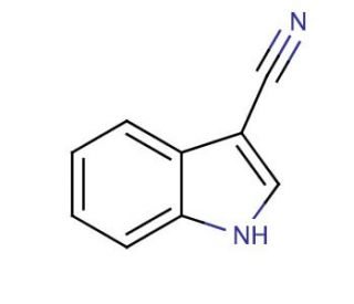 3-Cyanoindole (CAS 5457-28-3) - chemical structure image
