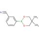 (3-Cyanophenyl)boronic acid, neopentyl glycol ester (CAS 214360-45-9) - chemical structure image