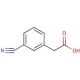 3-Cyanophenylacetic acid (CAS 1878-71-3) - chemical structure image