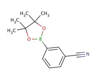 3-Cyanophenylboronic acid pinacol ester (CAS 214360-46-0) - chemical structure image