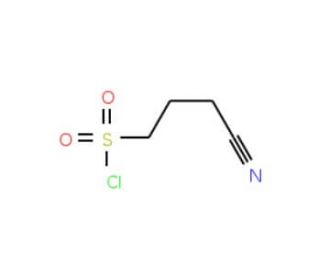 3-cyanopropane-1-sulfonyl chloride - chemical structure image