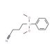 3-Cyanopropylphenyldimethoxysilane (CAS 204760-82-7) - chemical structure image