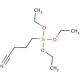 3-Cyanopropyltriethoxysilane (CAS 1067-47-6) - chemical structure image