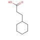 3-Cyclohexanepropionic acid (CAS 701-97-3) - chemical structure image