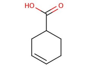 3-Cyclohexene-1-carboxylic acid (CAS 4771-80-6) - chemical structure image