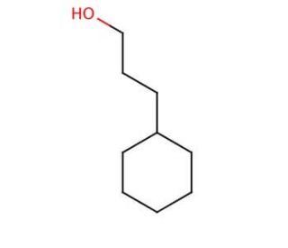 3-Cyclohexyl-1-propanol (CAS 1124-63-6) - chemical structure image