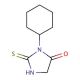 3-cyclohexyl-2-mercapto-3,5-dihydro-4H-imidazol-4-one - chemical structure image