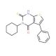 3-Cyclohexyl-2-mercapto-5-phenyl-3H-thieno[2,3-d]pyrimidin-4-one - chemical structure image
