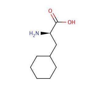 3-Cyclohexyl-D-alanine (CAS 58717-02-5) - chemical structure image
