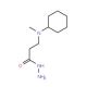 3-[Cyclohexyl(methyl)amino]propanohydrazide - chemical structure image