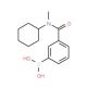 3-(Cyclohexyl(methyl)carbamoyl)phenylboronic acid (CAS 1072945-73-3) - chemical structure image