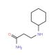 3-(Cyclohexylamino)propanamide - chemical structure image
