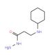 3-(Cyclohexylamino)propanohydrazide - chemical structure image
