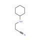 3-(Cyclohexylamino)propionitrile (CAS 702-03-4) - chemical structure image