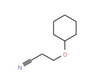3-(cyclohexyloxy)propanenitrile - chemical structure image