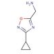 (3-cyclopropyl-1,2,4-oxadiazol-5-yl)methanamine - chemical structure image