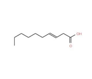 3-Decenoic Acid (CAS 15469-77-9) - chemical structure image