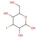 3-Deoxy-3-fluoro-D-mannose (CAS 87764-46-3) - chemical structure image
