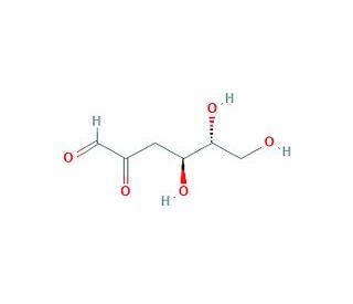 3-Deoxyglucosone (CAS 4084-27-9) - chemical structure image