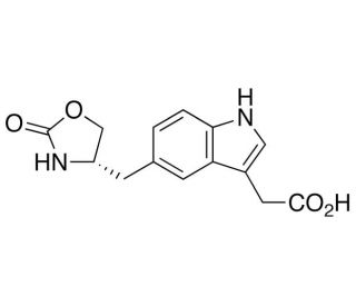 3-des[2-(Dimethylamino)ethyl] zolmitriptan 3-acetic acid (CAS 251451-31-7) - chemical structure image
