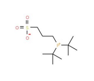 3-(Di-tert-butylphosphonium)propane sulfonate (CAS 1055888-89-5) - chemical structure image
