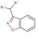 3-(Dibromomethyl)-1,2-benzisoxazole (CAS 867040-02-6) - chemical structure image