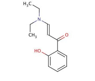3-(Diethylamino)-1-(2-hydroxyphenyl)-2-propen-1-one (CAS 1776-33-6) - chemical structure image