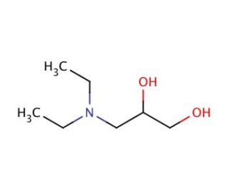 3-(Diethylamino)-1,2-propanediol (CAS 621-56-7) - chemical structure image
